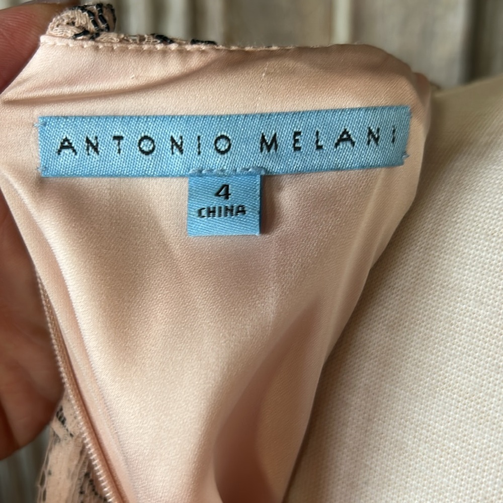 Antonio Melani Elegant Pink Lace Dress NWT! - Picture 9 of 11